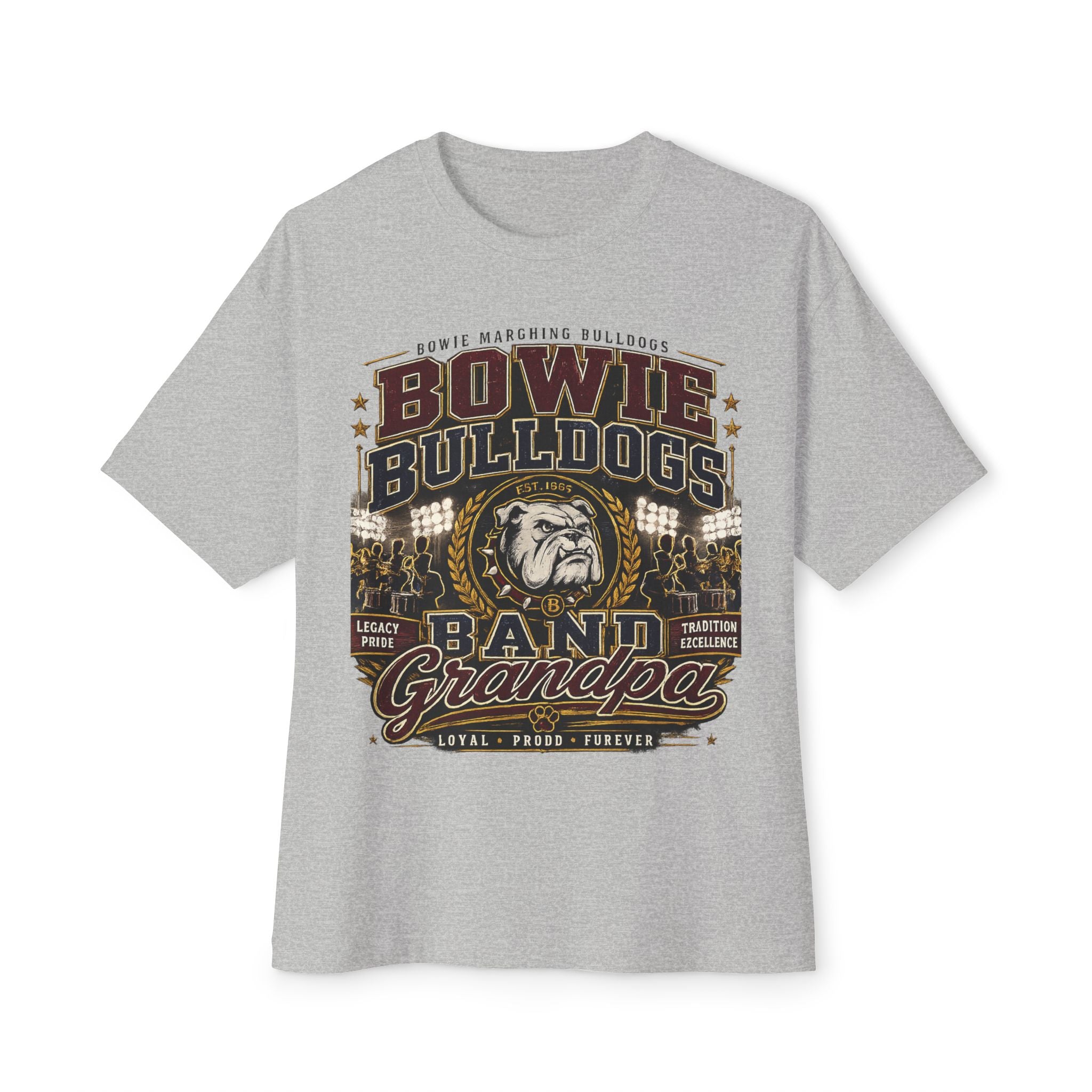 Bowie Bulldogs Band Grandpa Tee