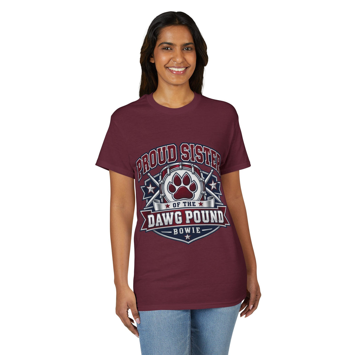 Proud Sister of the Dawg Pound T-Shirt — Bowie Fan Tee