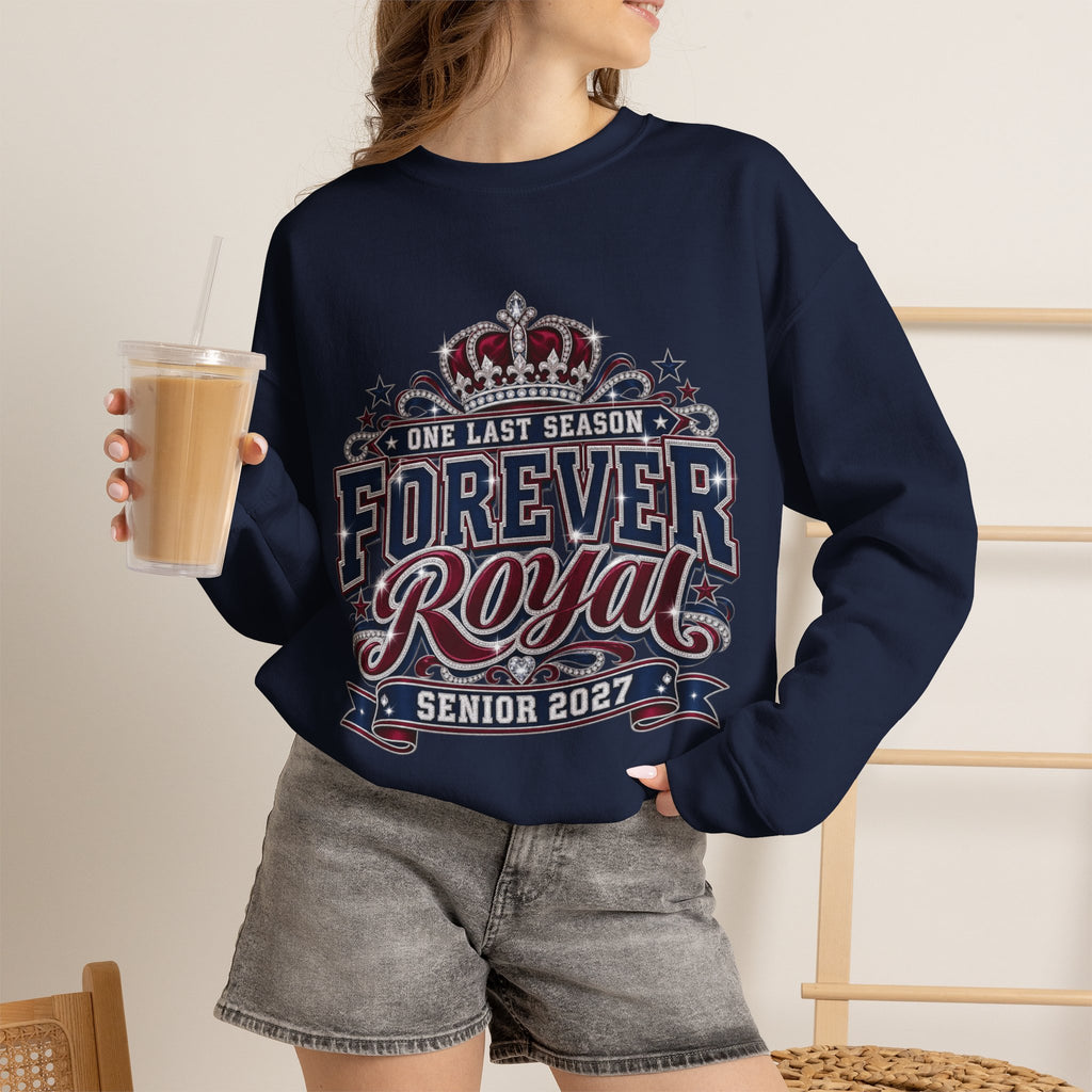 Forever Royal Senior 2027 Crewneck Sweatshirt