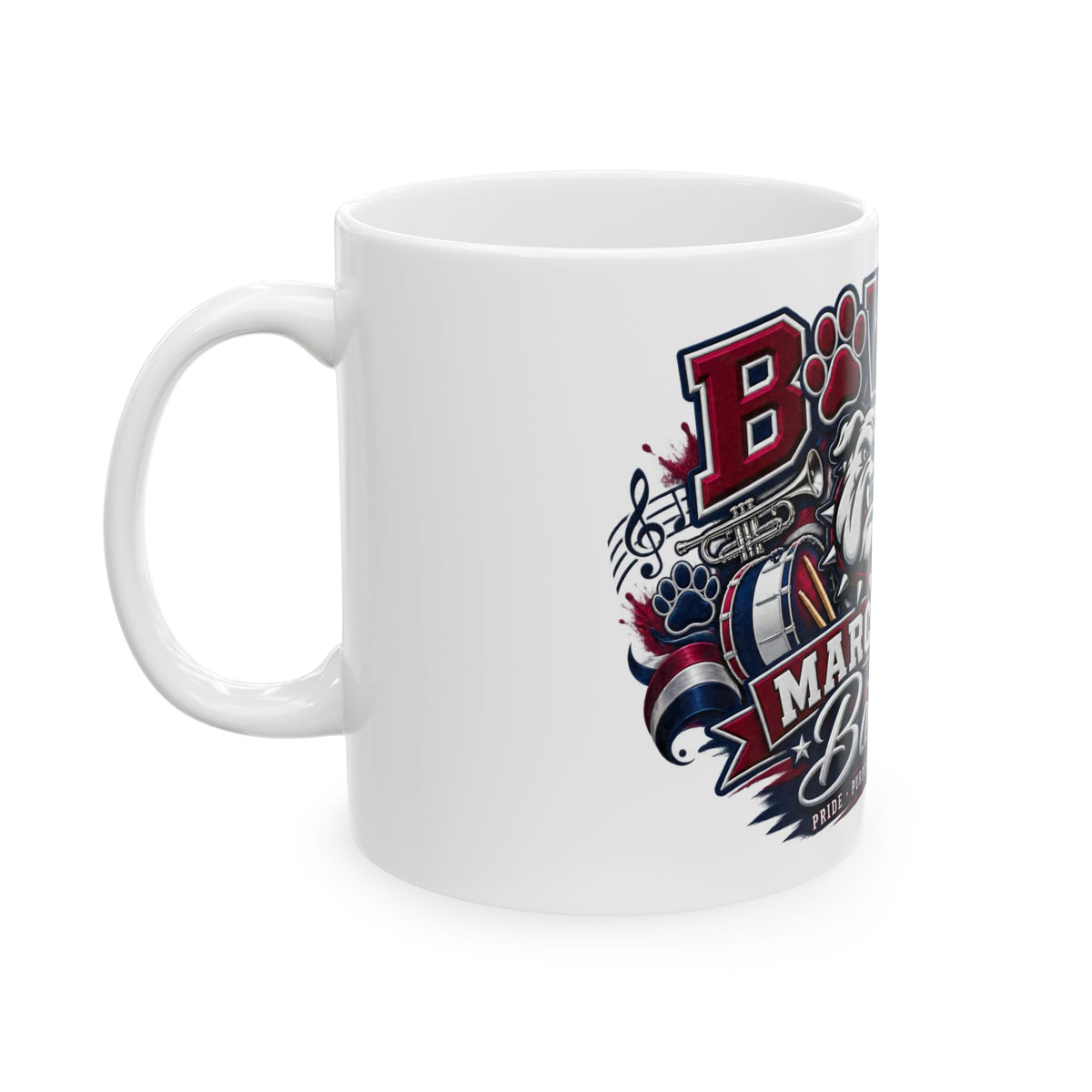 Bowie Marching Band Ceramic Mug — Bulldog Pride 11oz & 15oz
