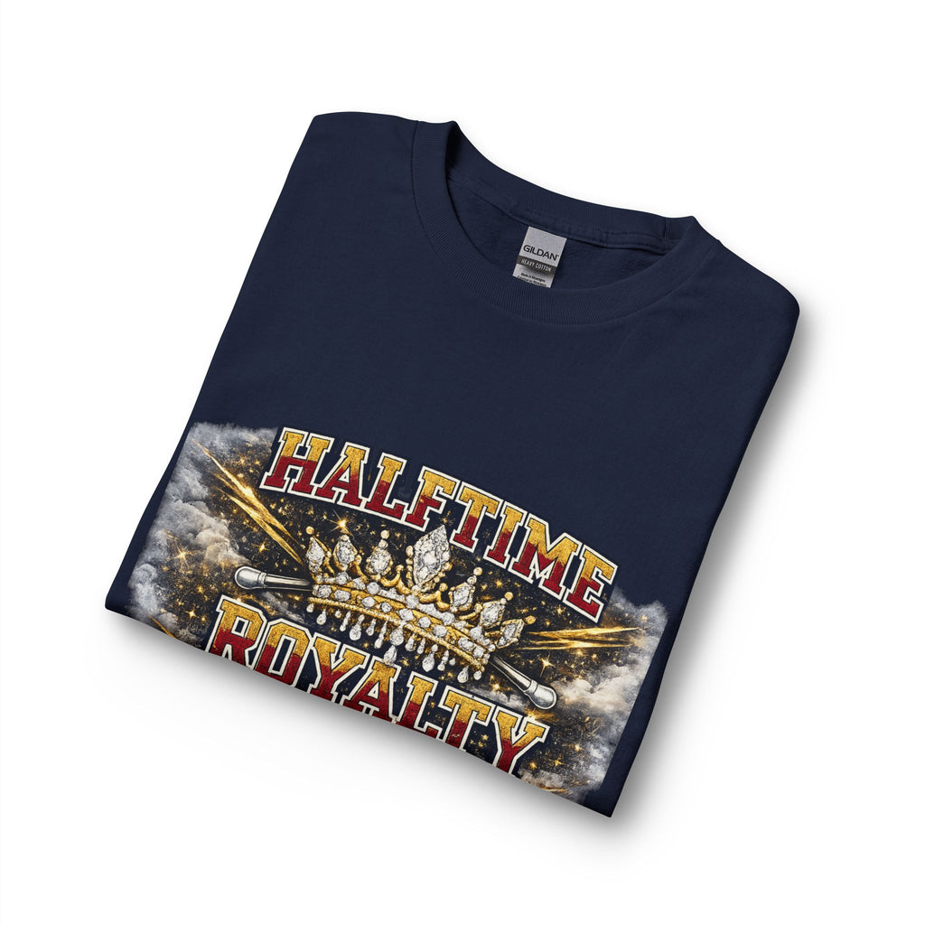 Halftime Royalty Long Sleeve Tee — ‘Halftime Royalty’ Crown Graphic Sports Fan Shirt