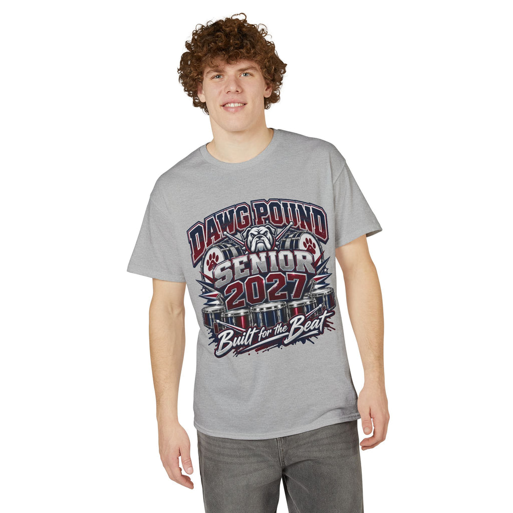 T-Shirt — Dawg Pound Senior 2027 "Built for the Beat" Graduation Tee