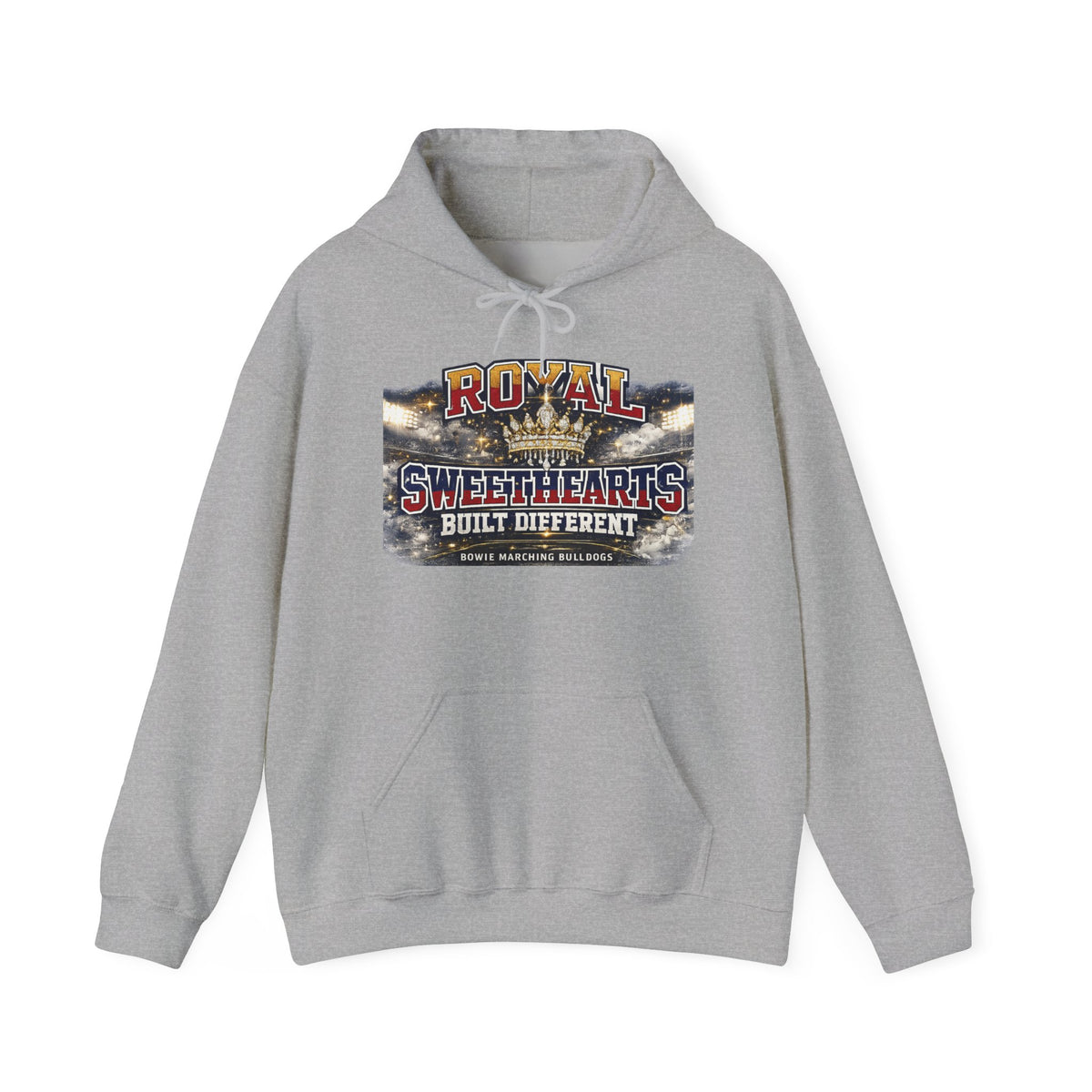 Royal Sweethearts Hoodie — "Built Different" Vintage Motorcycle Graphic