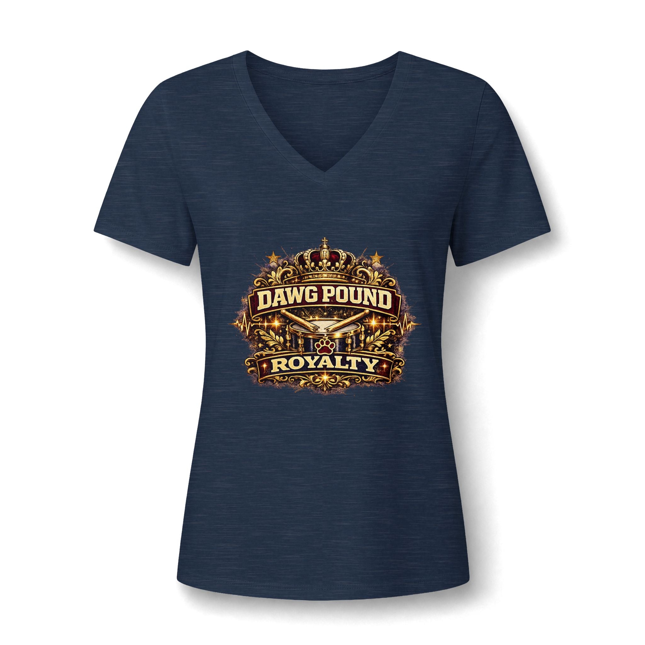 Dawg Pound Royalty V-Neck Tee
