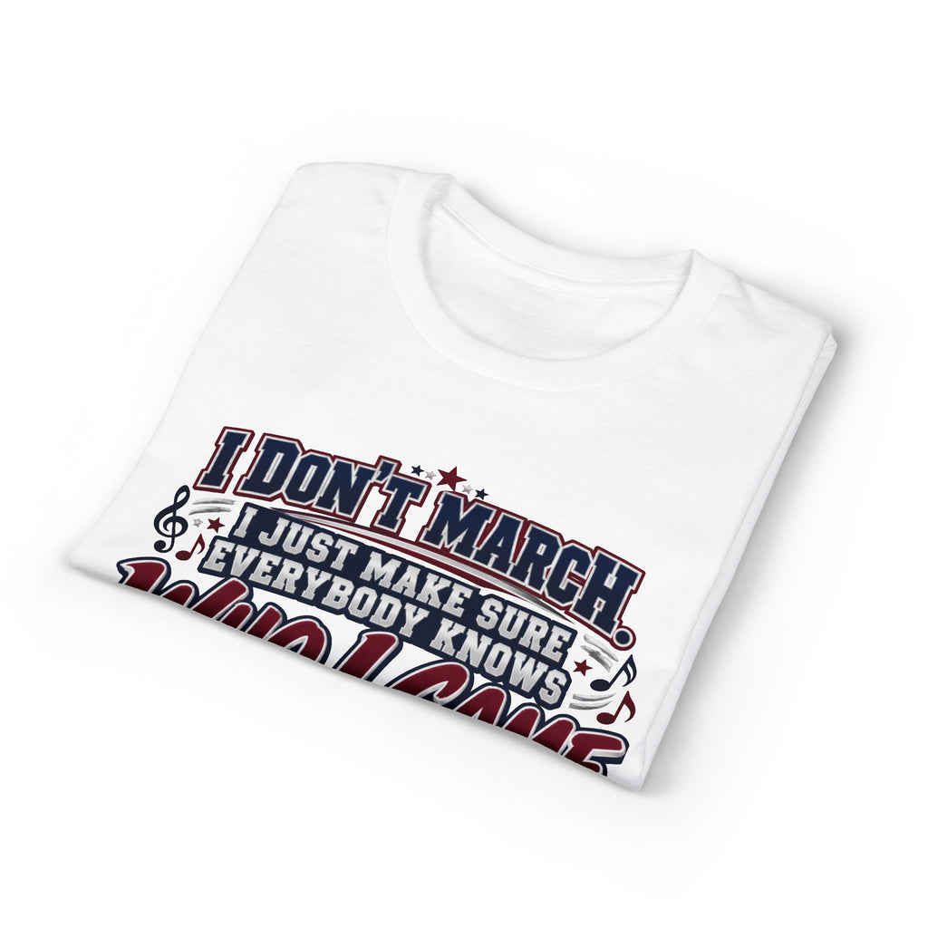 T-Shirt — 'I Don't March, I Came to See' Patriotic Parade Funny Tee