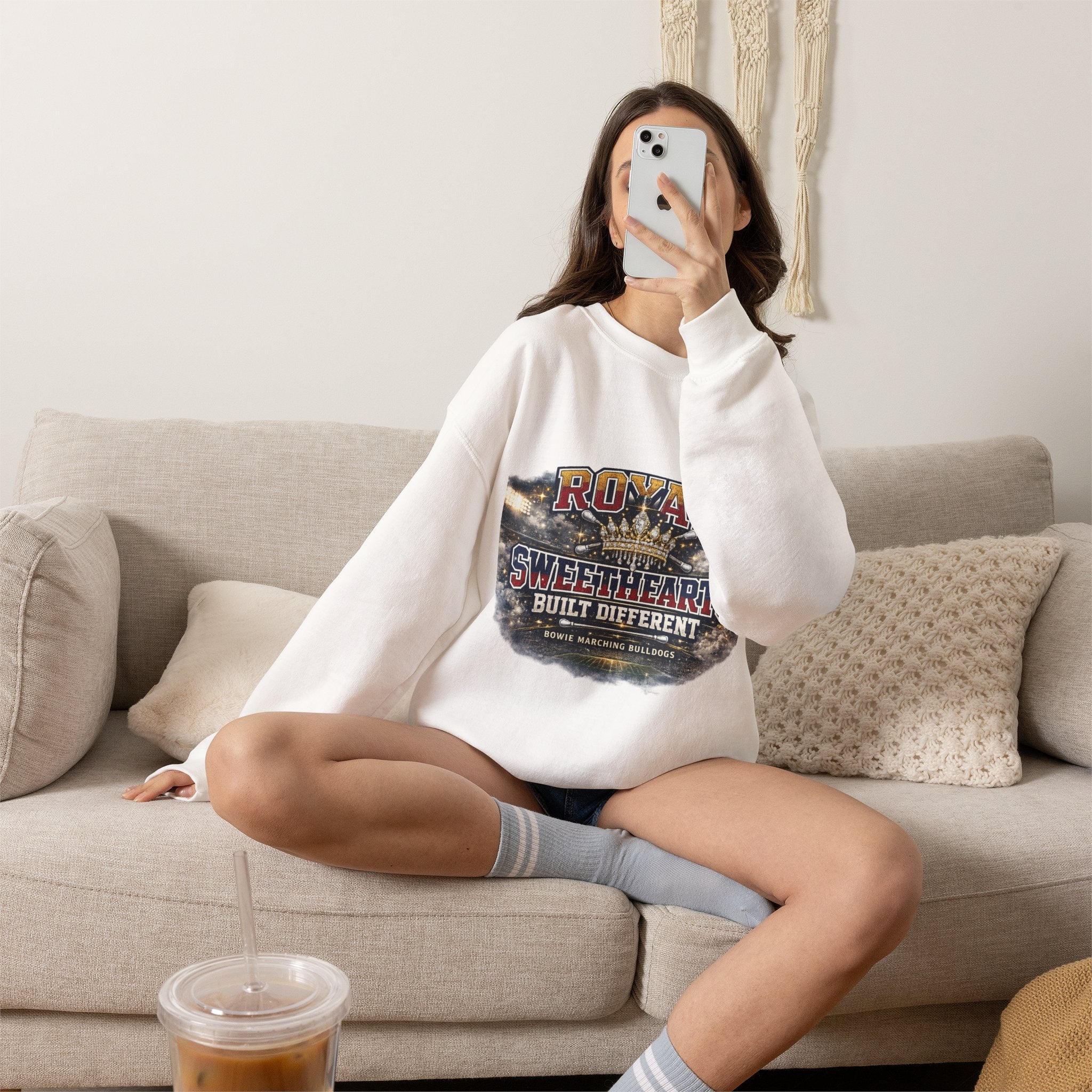 Royal Sweethearts 'Built Different' Crewneck Sweatshirt