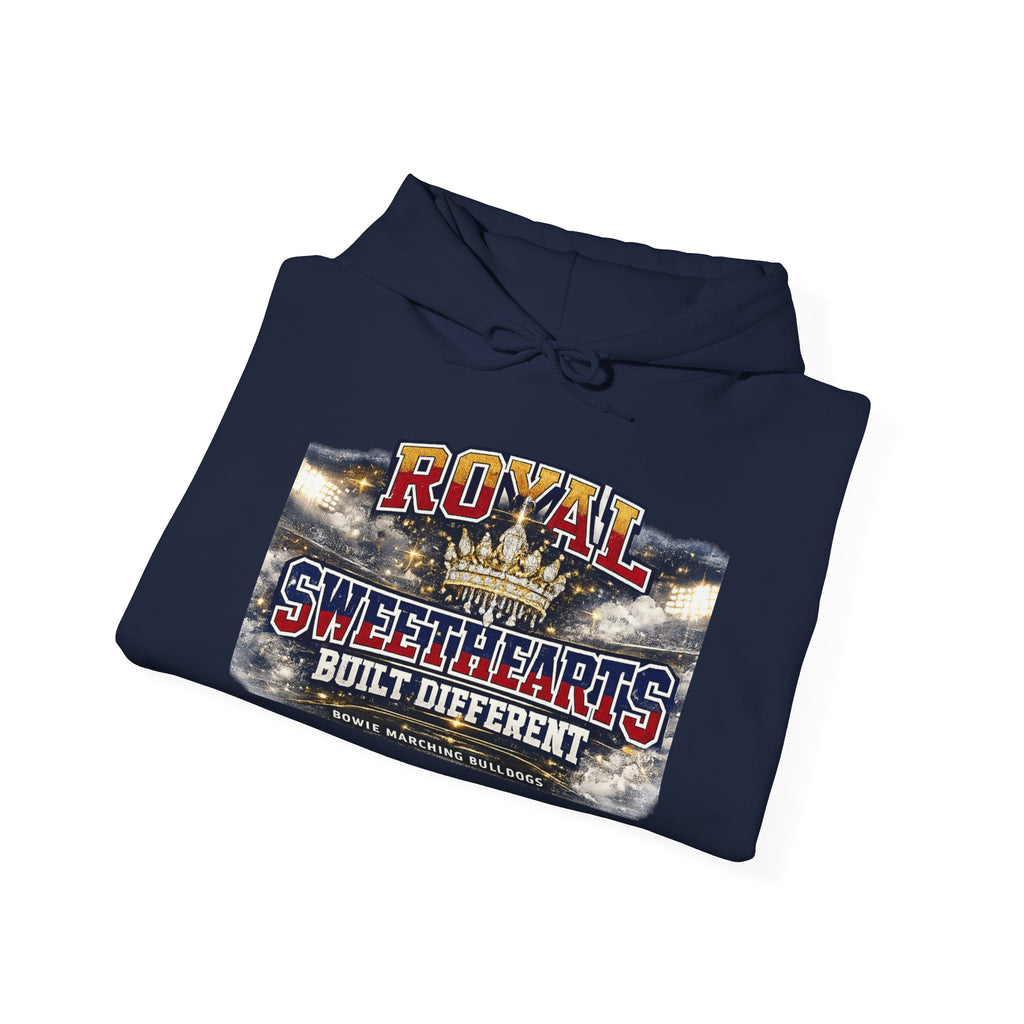 Royal Sweethearts Hoodie — "Built Different" Vintage Motorcycle Graphic