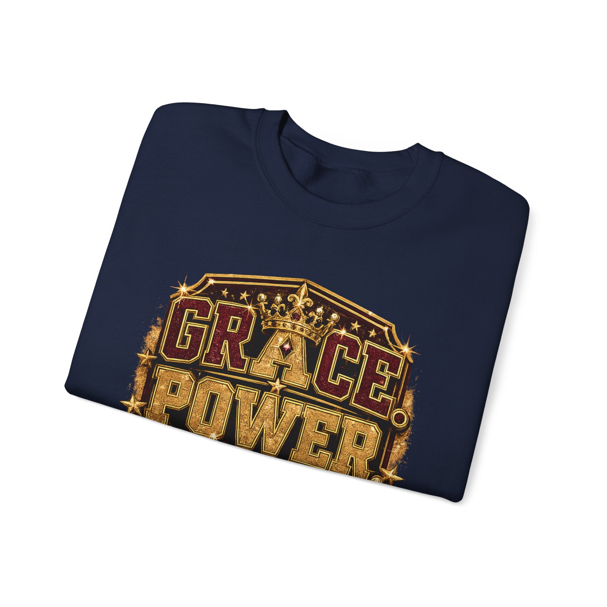 Grace Power Pride Crewneck Sweatshirt — Royal Steelband Tribute