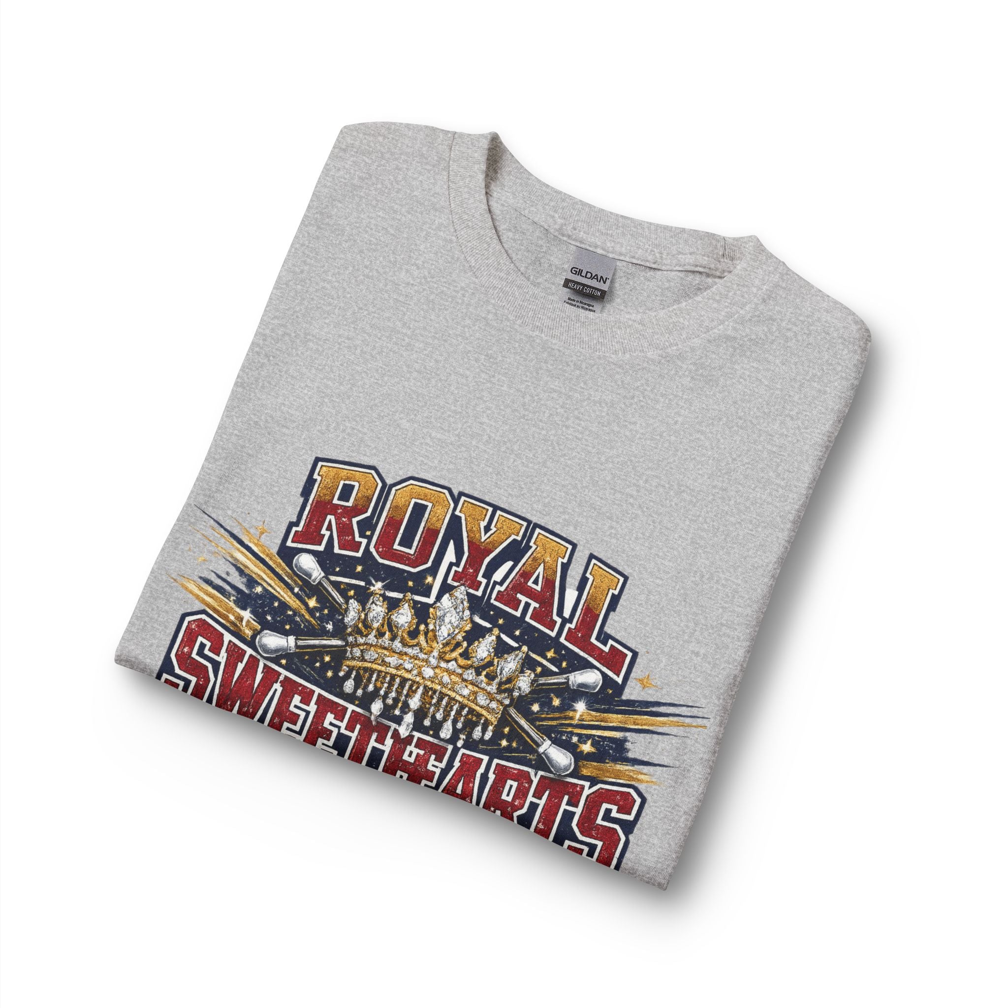 Royal Sweethearts Long Sleeve T-Shirt — Vintage Crown Graphic Tee