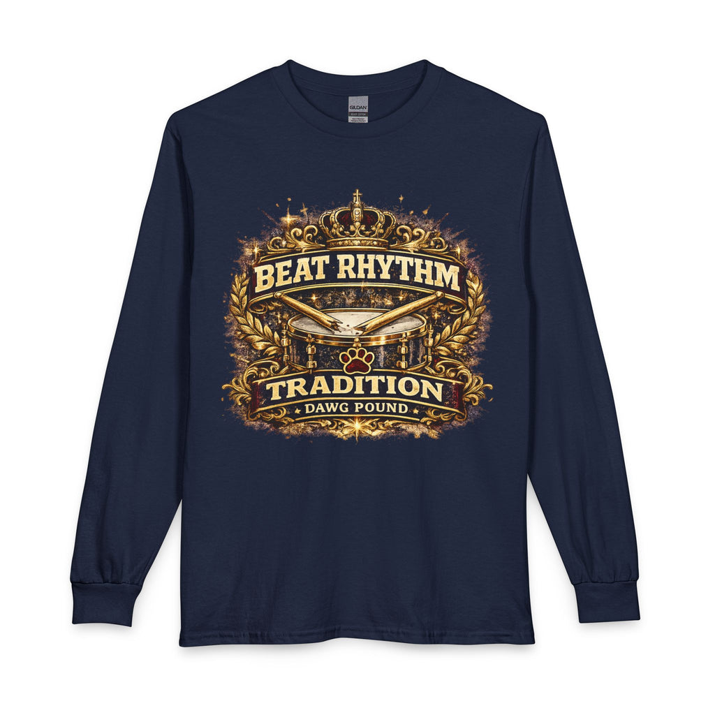Beat Rhythm Tradition Long Sleeve Shirt — Dawg Pound Vintage Football Tee