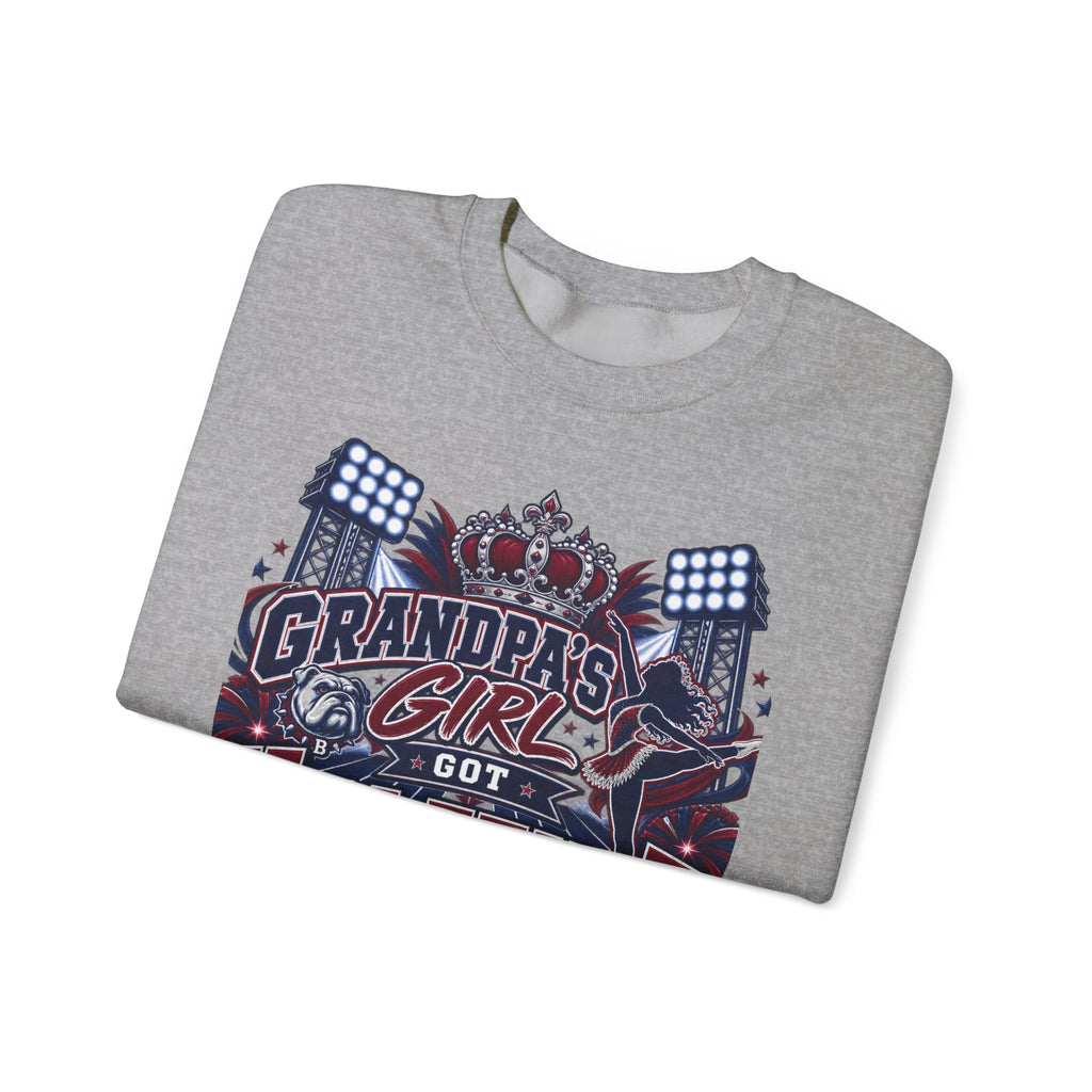 Grandpa’s Girl Got Halftime On Lock Crewneck Sweatshirt