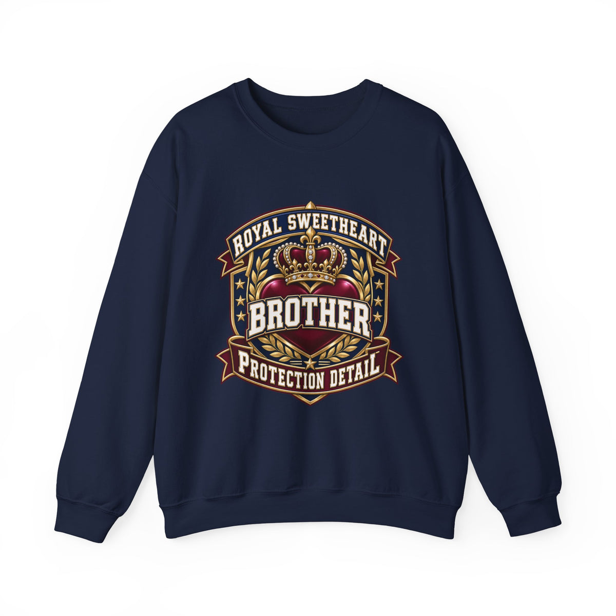Brother Protection Detail Sweatshirt – Royal Sweetheart Crown Crewneck
