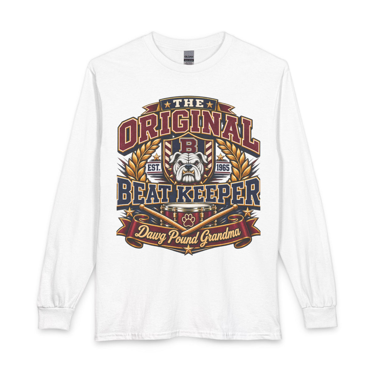 The Original Beat Keeper Long Sleeve Tee – Dawg Pound Grandma Graphic