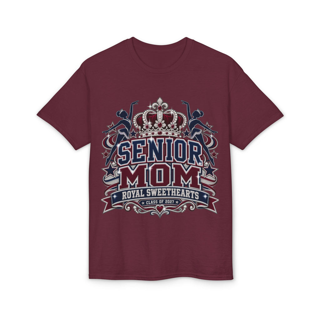 Senior Mom T-Shirt – 'Senior Mom Royal Sweethearts' Class of 2024 Pride Tee