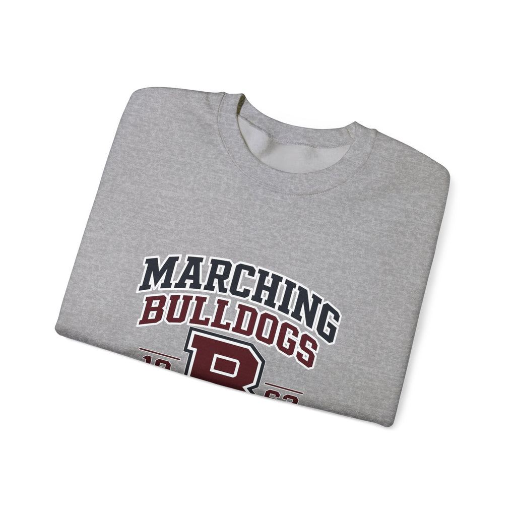Marching Bulldogs Crewneck Sweatshirt — Vintage Collegiate Band Tee