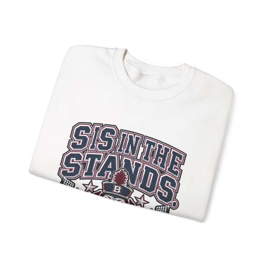 Crewneck Sweatshirt — “Sis in the Stands” Bulldog Fan Pullover