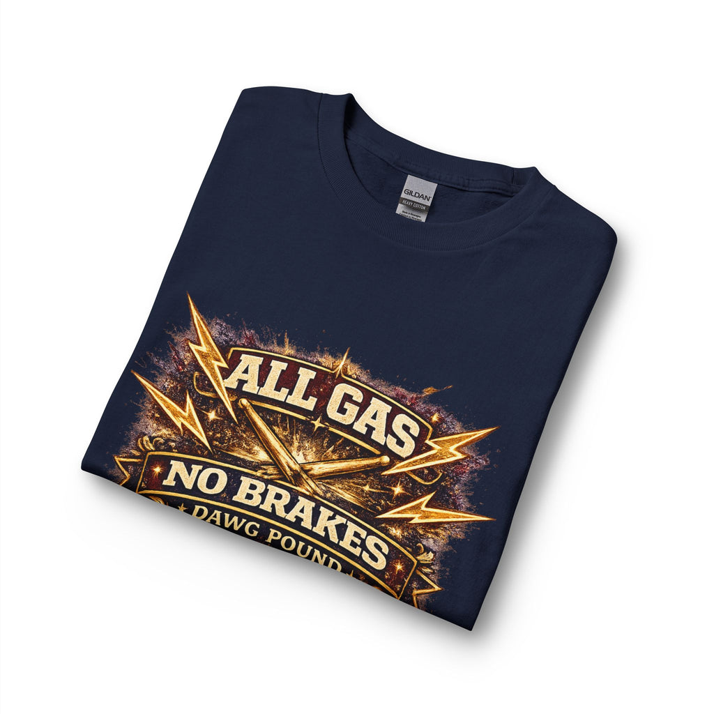 All Gas No Brakes Long Sleeve Tee — Vintage Motorcycle Racing Shirt