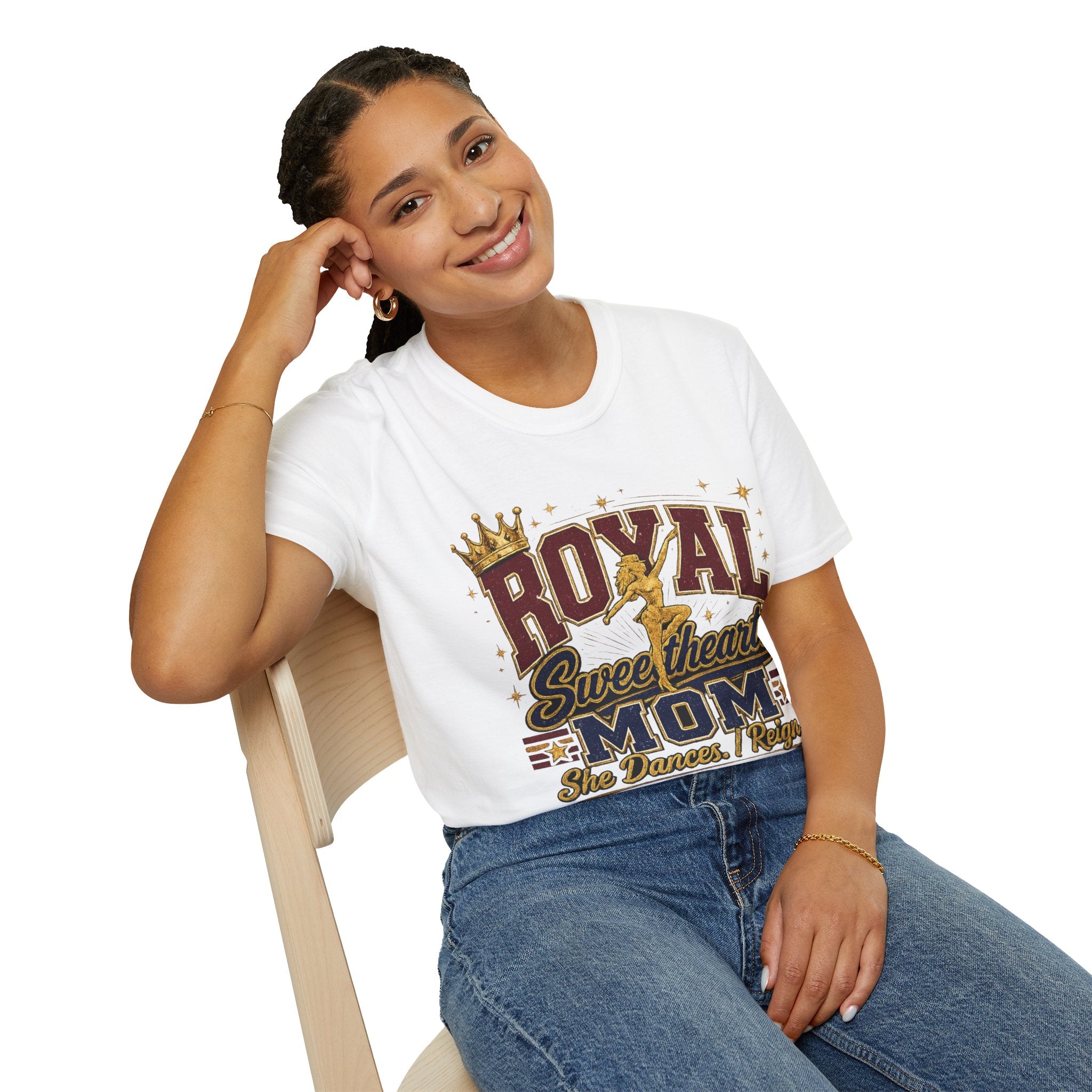 Royal Sweethearts Mom T-Shirt — Crowned Mom Graphic Tee