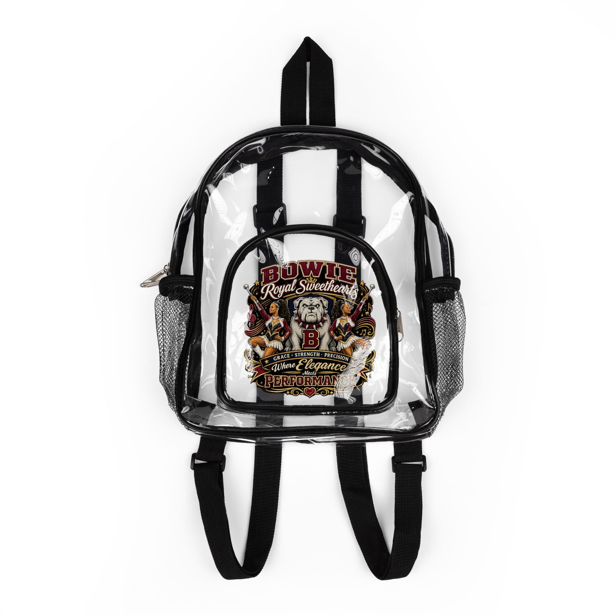 Royal Sweethearts-Clear Stadium Backpack