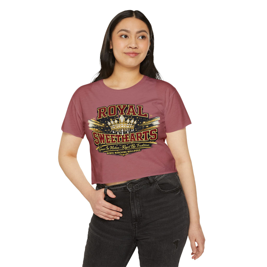 Royal Sweethearts Festival Crop Top — Vintage Band/Parade Graphic Tee