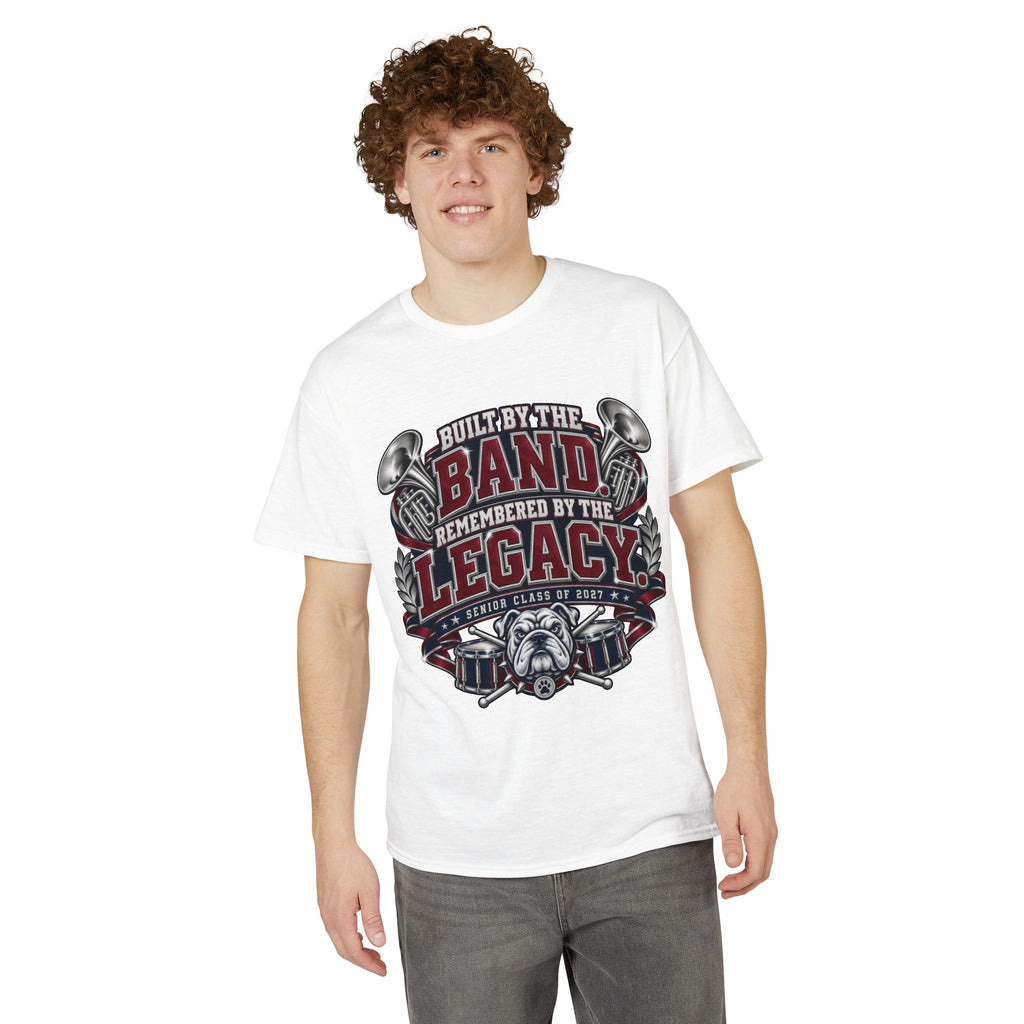 Band Legacy Bulldog T‑Shirt — "Built By The Band, Remembered By The Legacy"
