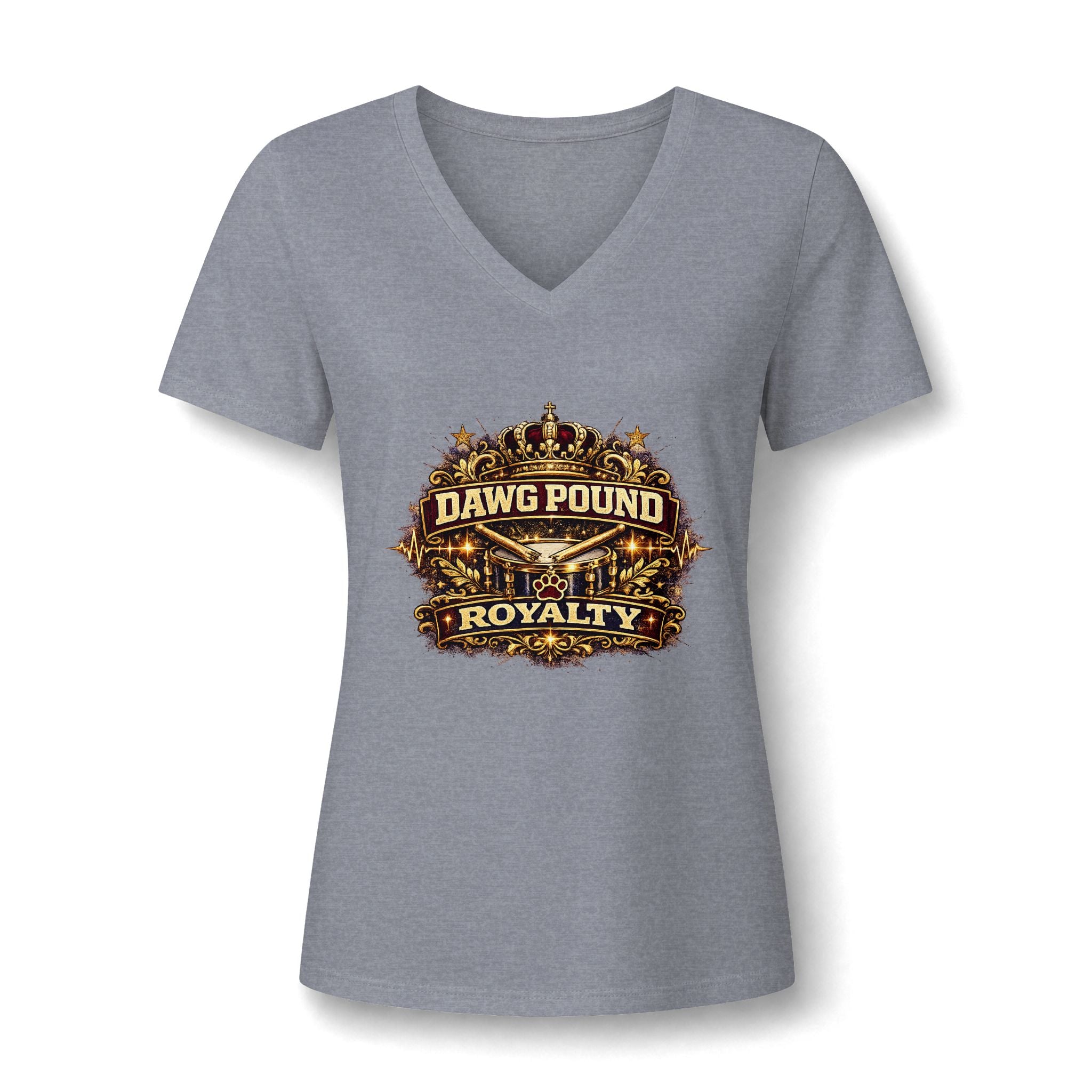 Dawg Pound Royalty V-Neck Tee