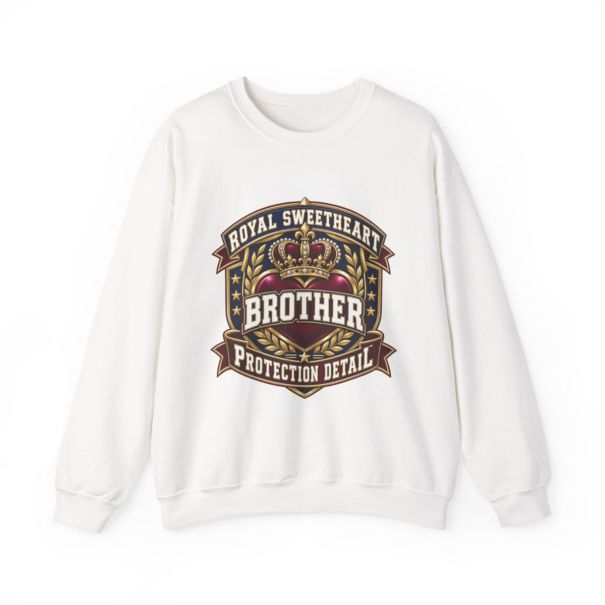 Brother Protection Detail Sweatshirt – Royal Sweetheart Crown Crewneck