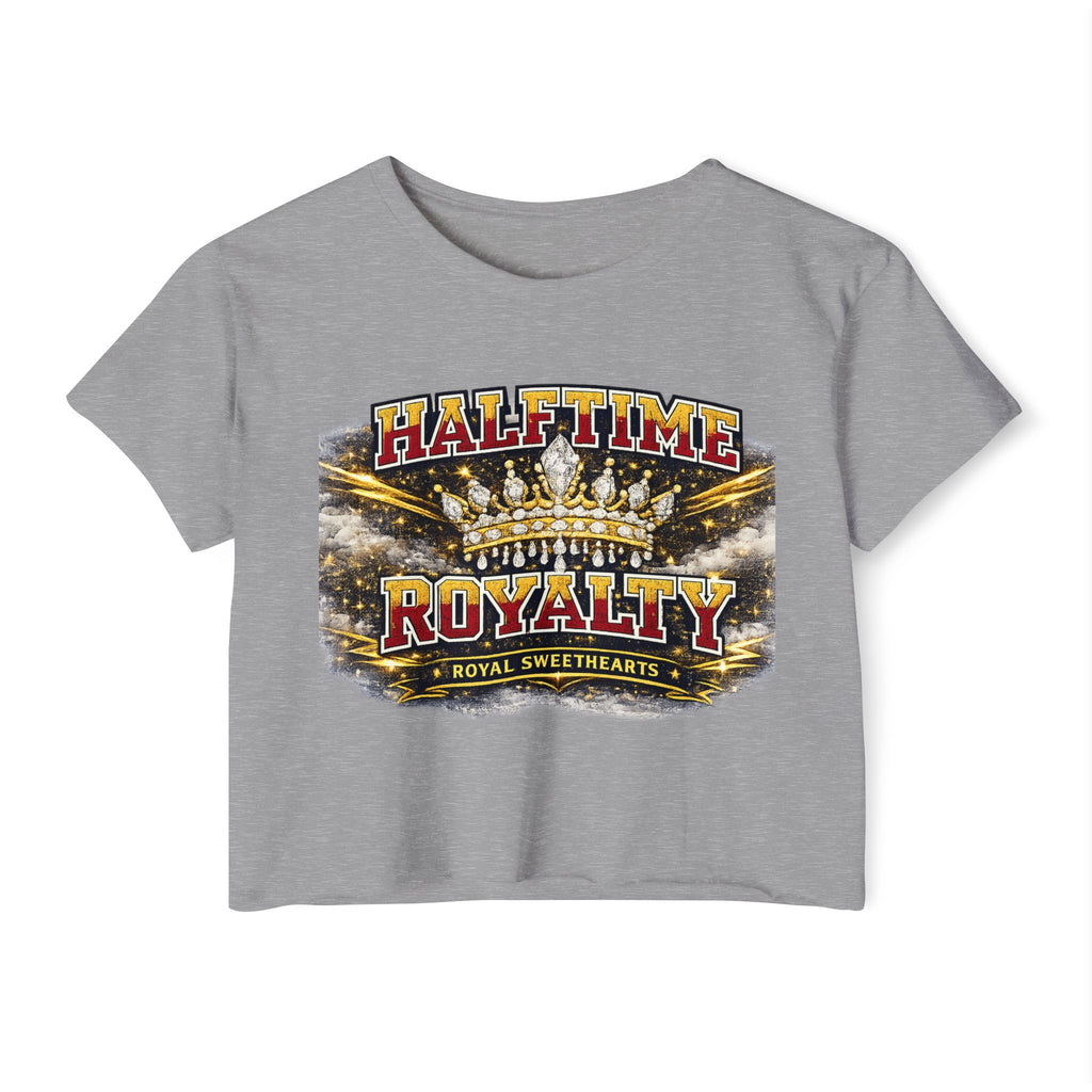 Halftime Royalty Crop Top — Women's Festival Graphic Tee