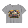 Halftime Royalty Crop Top — Women's Festival Graphic Tee