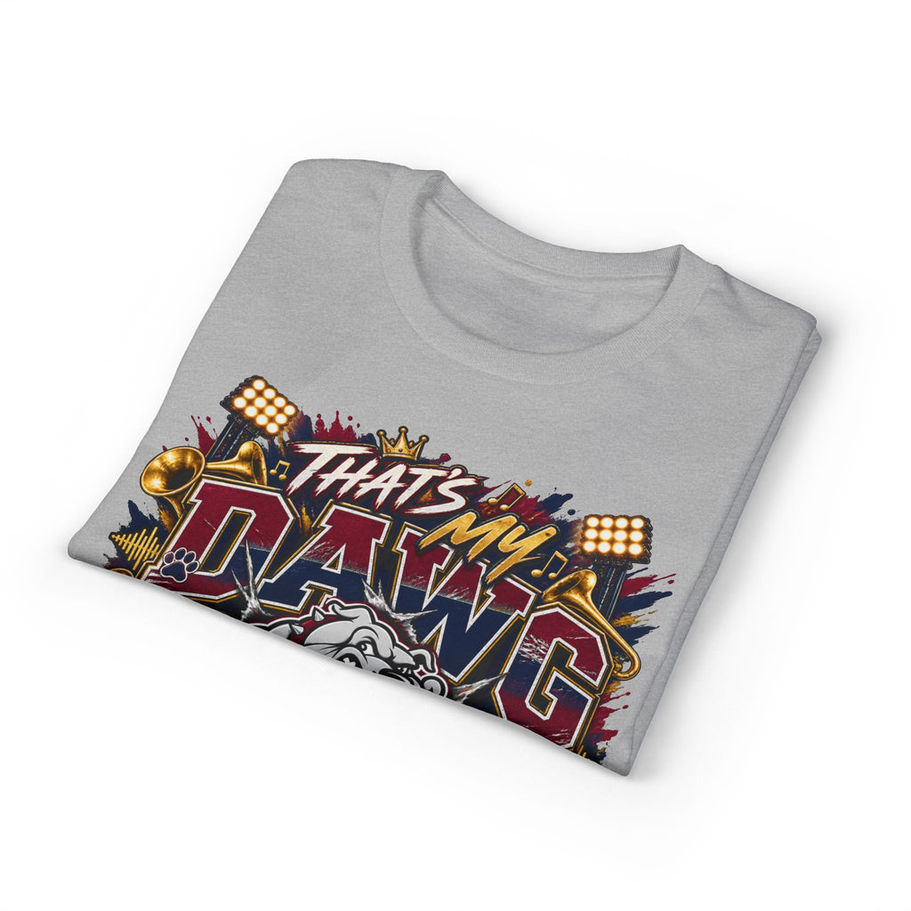 That's My Dawg Bulldog Design T-Shirt — Proud Band Uncle