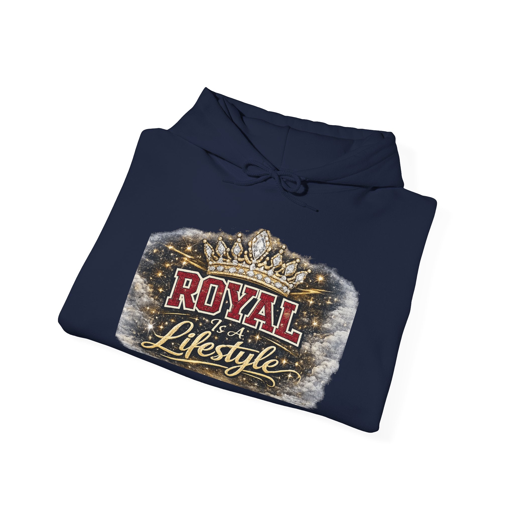 Royal Lifestyle Hoodie - Crown Graphic Pullover for Regal Streetwear