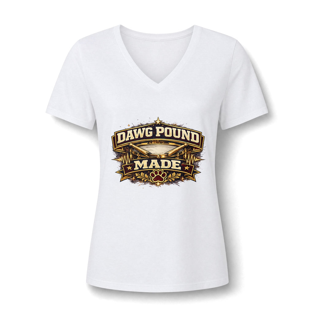 Dawg Pound Made V-Neck Tee