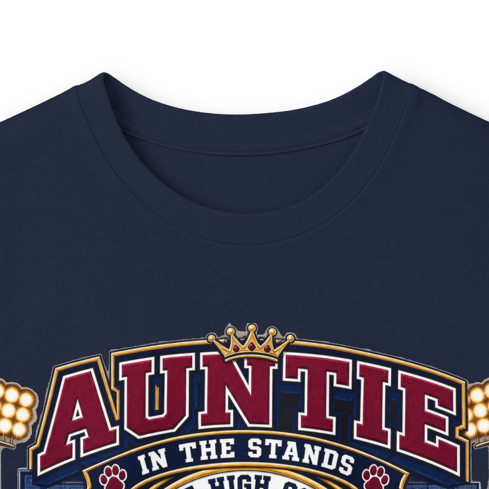 Band Auntie Long Sleeve Tee — "Auntie of the Stands" Marching Band Shirt
