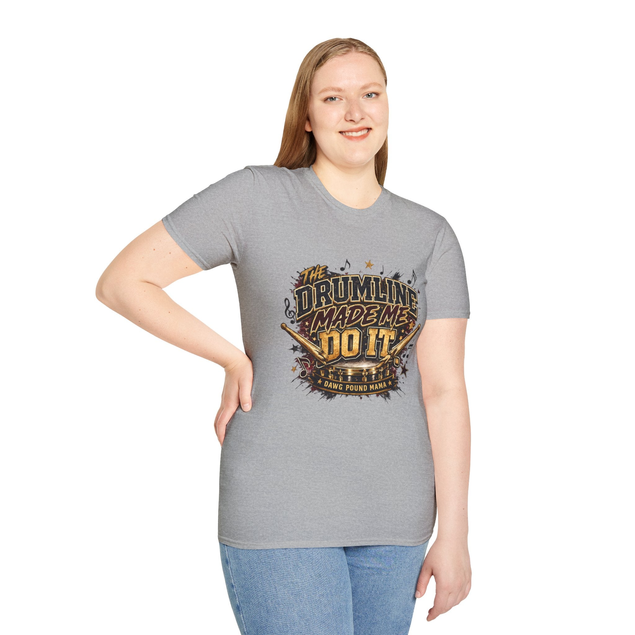 Drumline Made Me Do It T-Shirt — Drumline Musician Tee