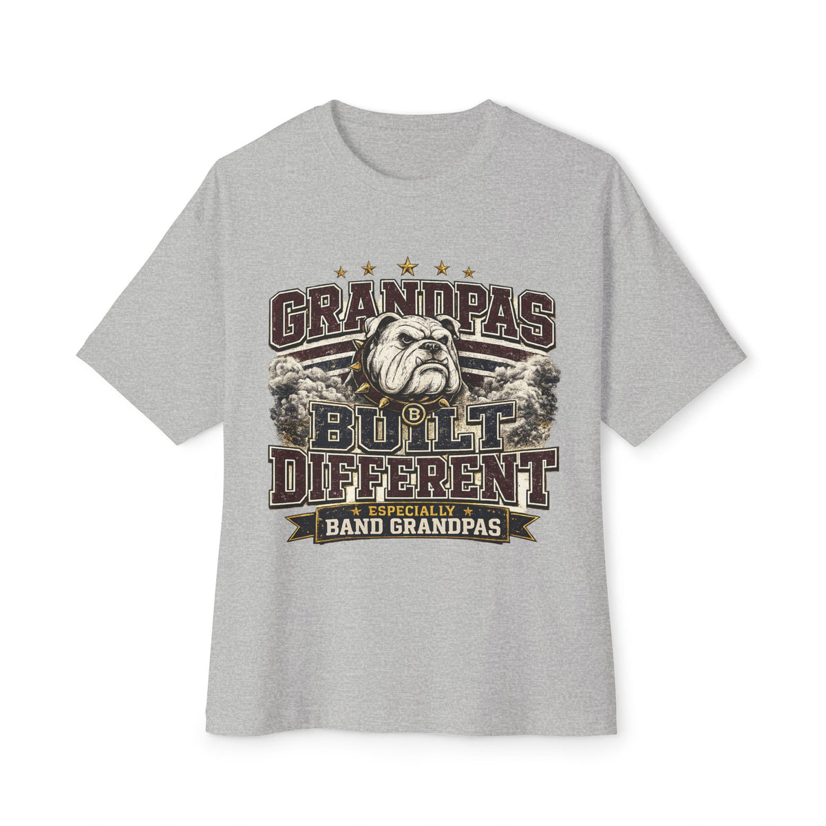 Grandpas Built Different Tee – Proud Band Grandpa Graphic T-Shirt