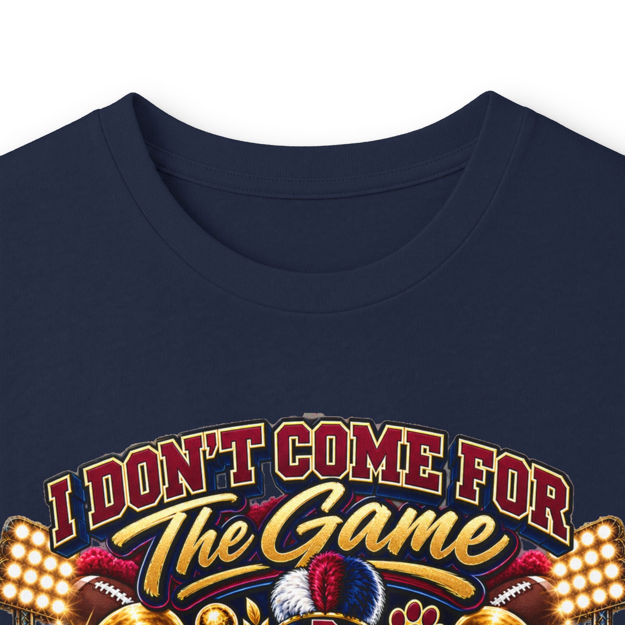 Halftime Marching Band Long Sleeve Tee - 'I Don't Come For The Game, I Come For Halftime'