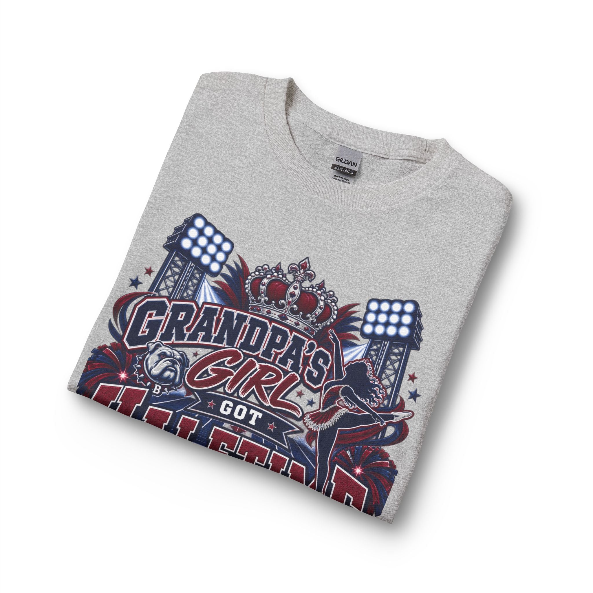 Grandpa's Girl Got Halftime On Lock Long Sleeve Tee
