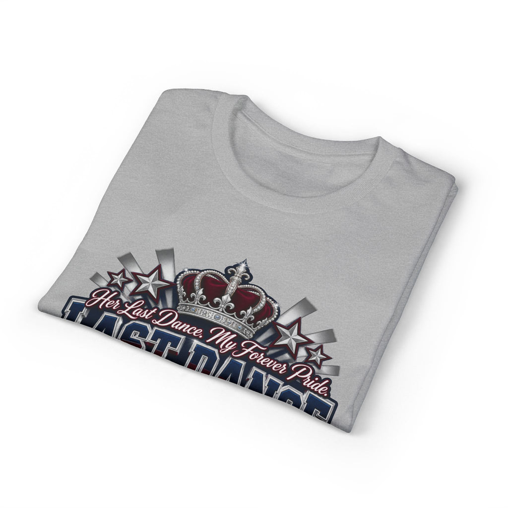 Last Dance Senior Dad T-Shirt — 'Last Dance' Royal Sweetheart Graduation Tee