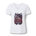 She Got It From Her Grandma V-Neck Tee — Patriotic Grandma Graphic Shirt