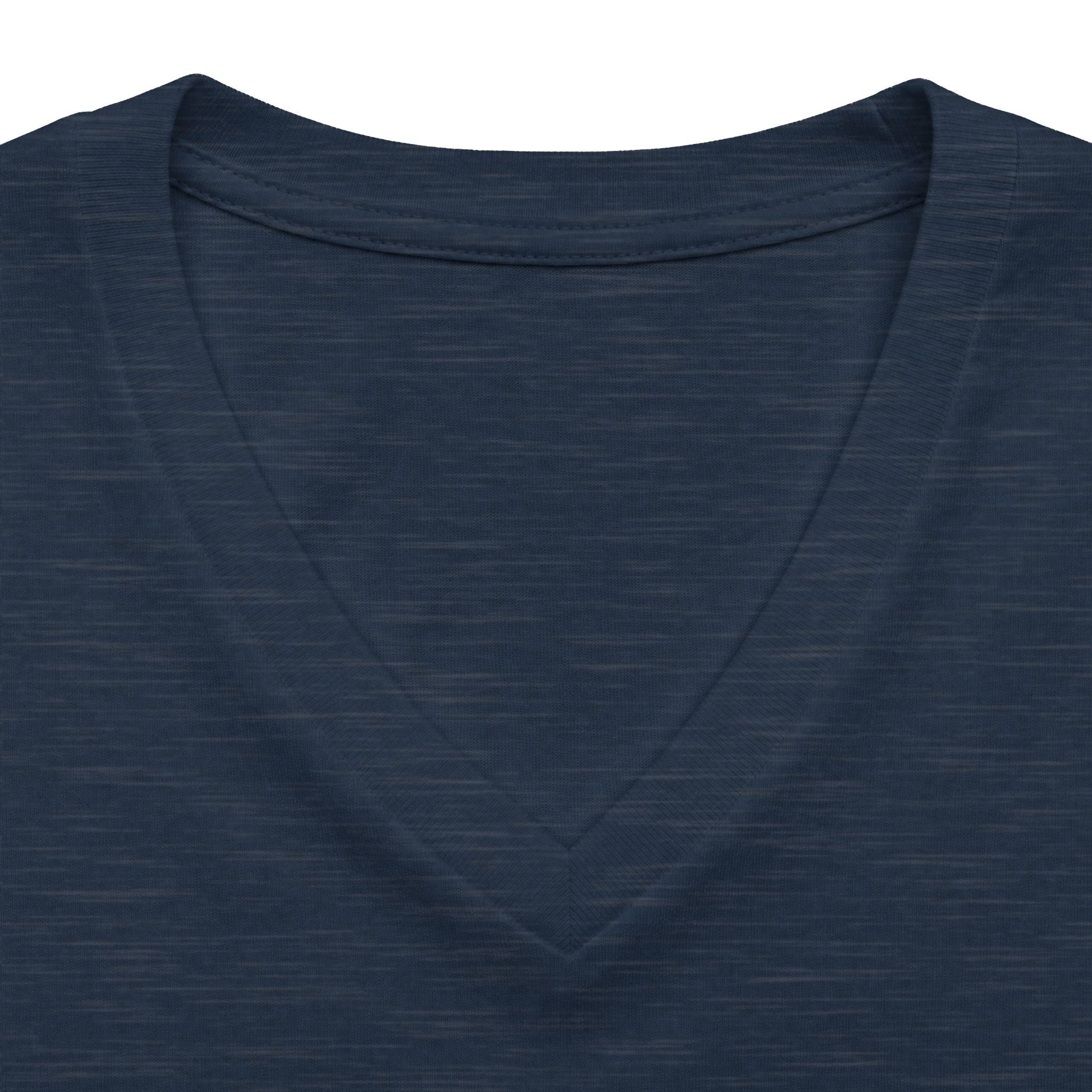 Dawg Pound V-Neck Tee — "I Don't Clap, I Keep Time" Women's Football Fan Shirt