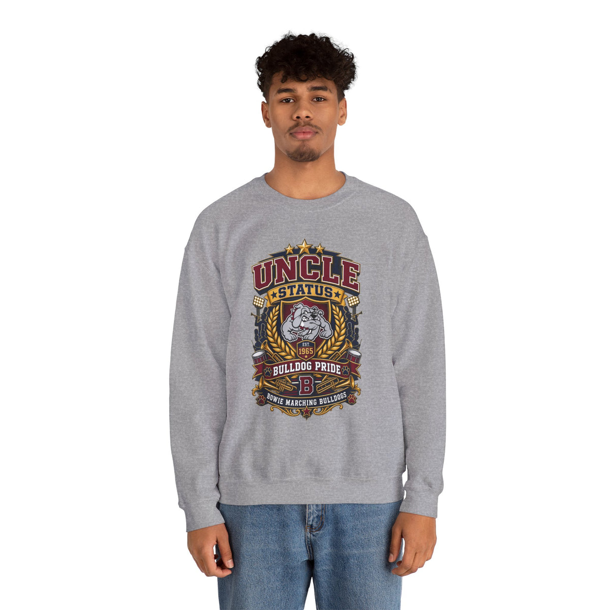 Uncle Status Bulldog Pride Crewneck Sweatshirt