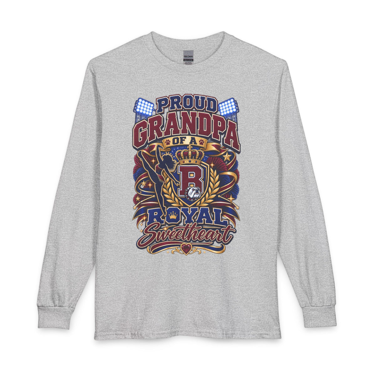 Proud Grandpa of a Royal Sweetheart Long Sleeve Tee