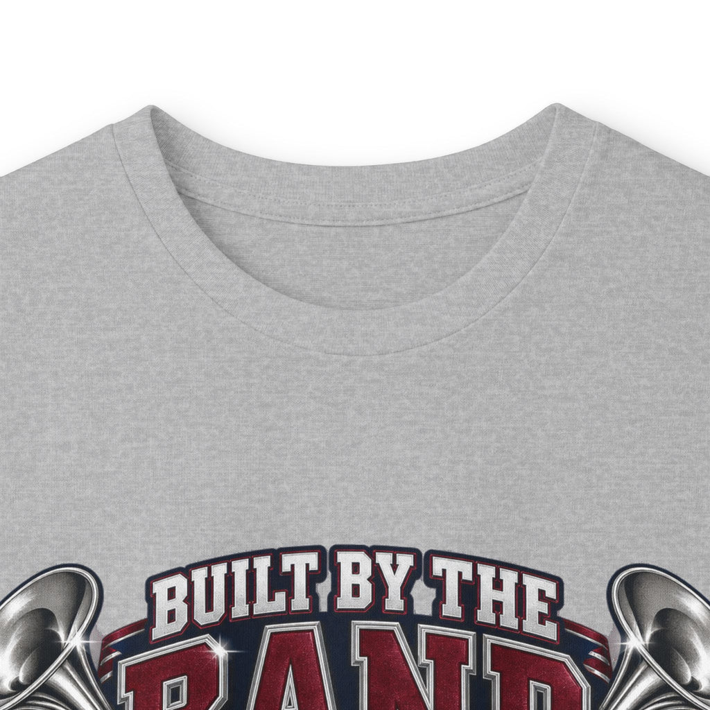 Long Sleeve Tee - "Built by the Band, Remembered by the Legacy" Rock Drum & Horn Graphic