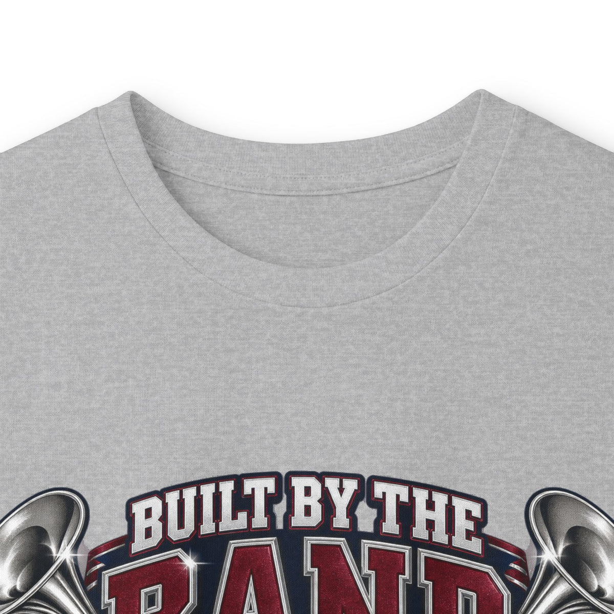 Long Sleeve Tee - "Built by the Band, Remembered by the Legacy" Rock Drum & Horn Graphic