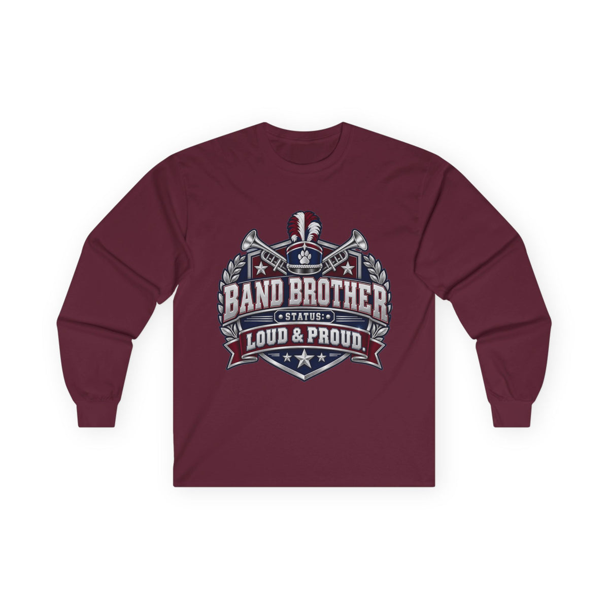 Band Brother Long Sleeve Tee — Loud & Proud Marching Band Shirt