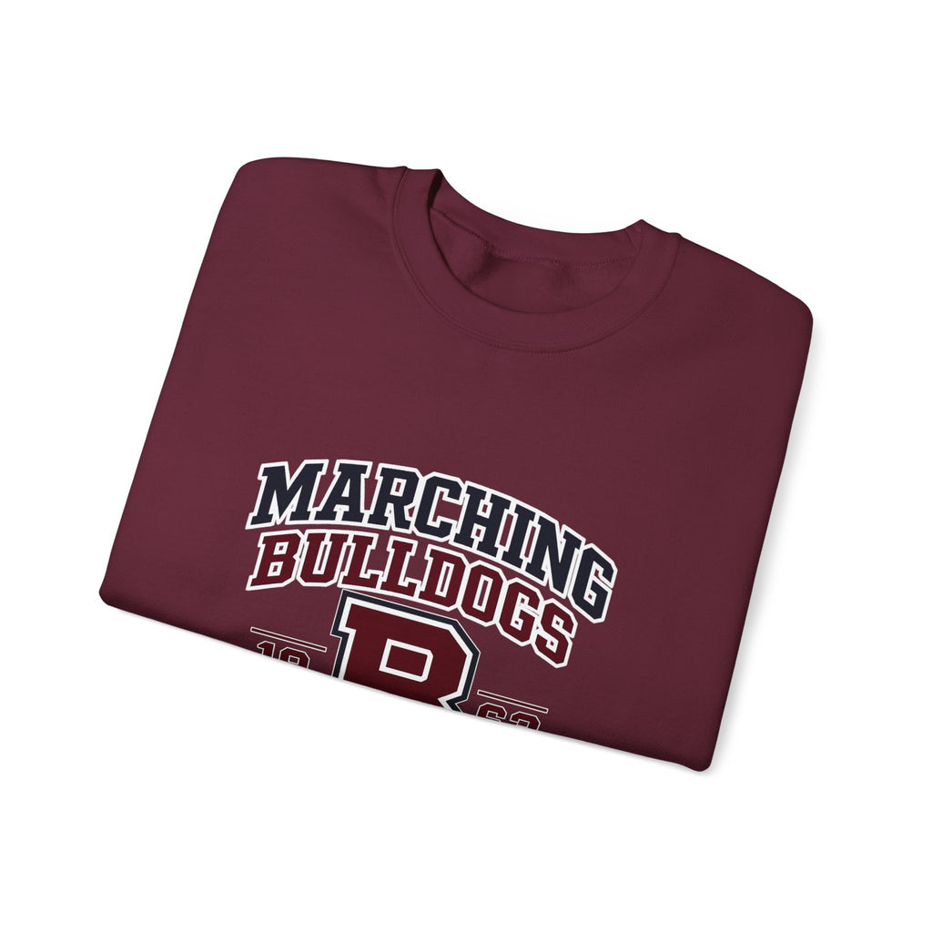 Marching Bulldogs Crewneck Sweatshirt — Vintage Collegiate Band Tee