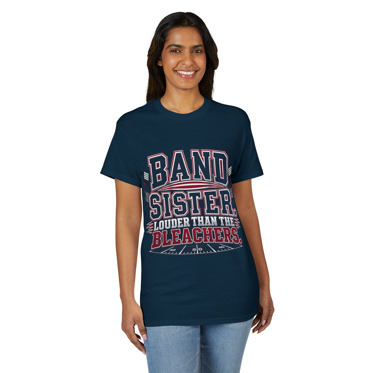 Band Sister T-Shirt - "Louder Than The Stands" Marching Band Tee
