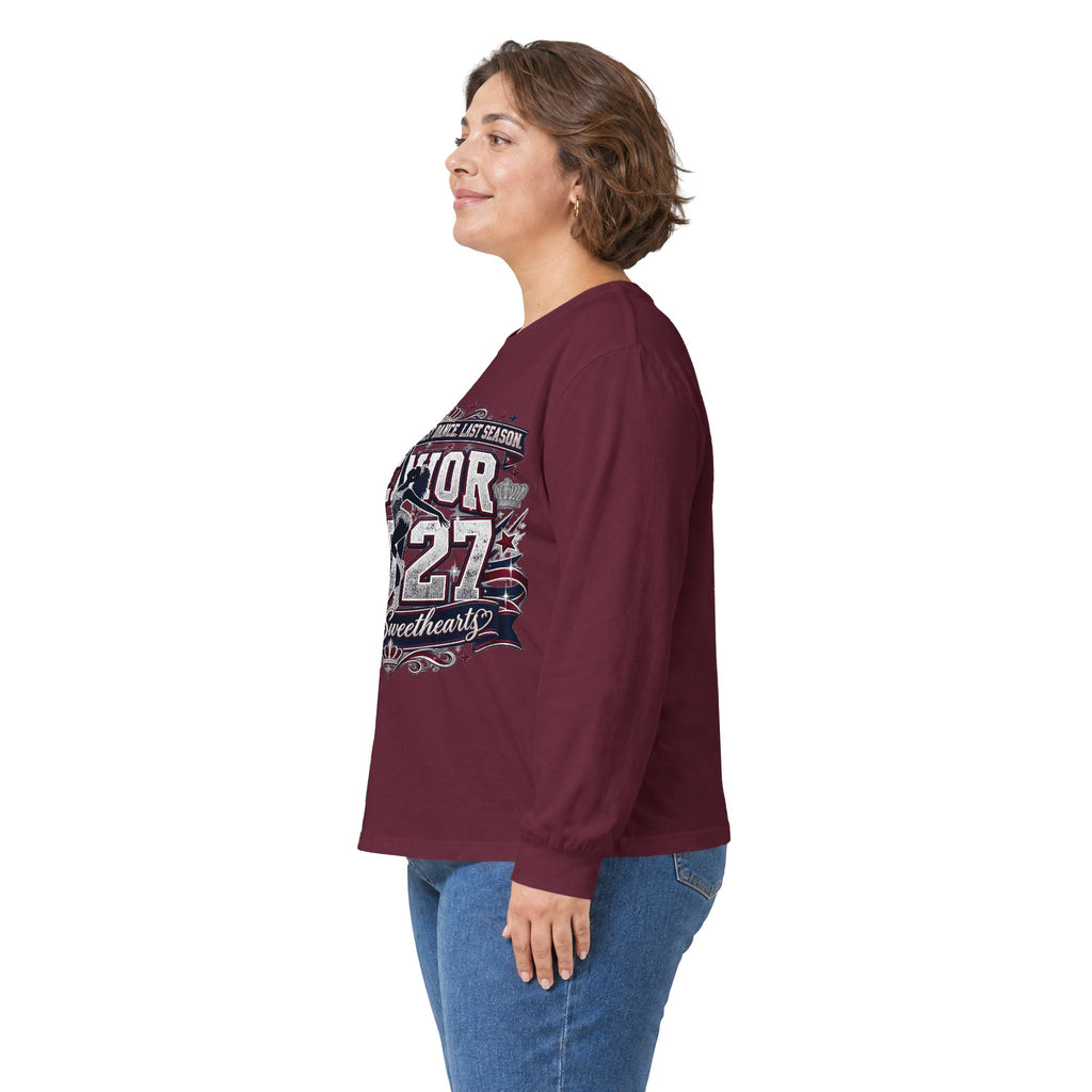 Senior 2027 Royal Sweethearts Long Sleeve Tee