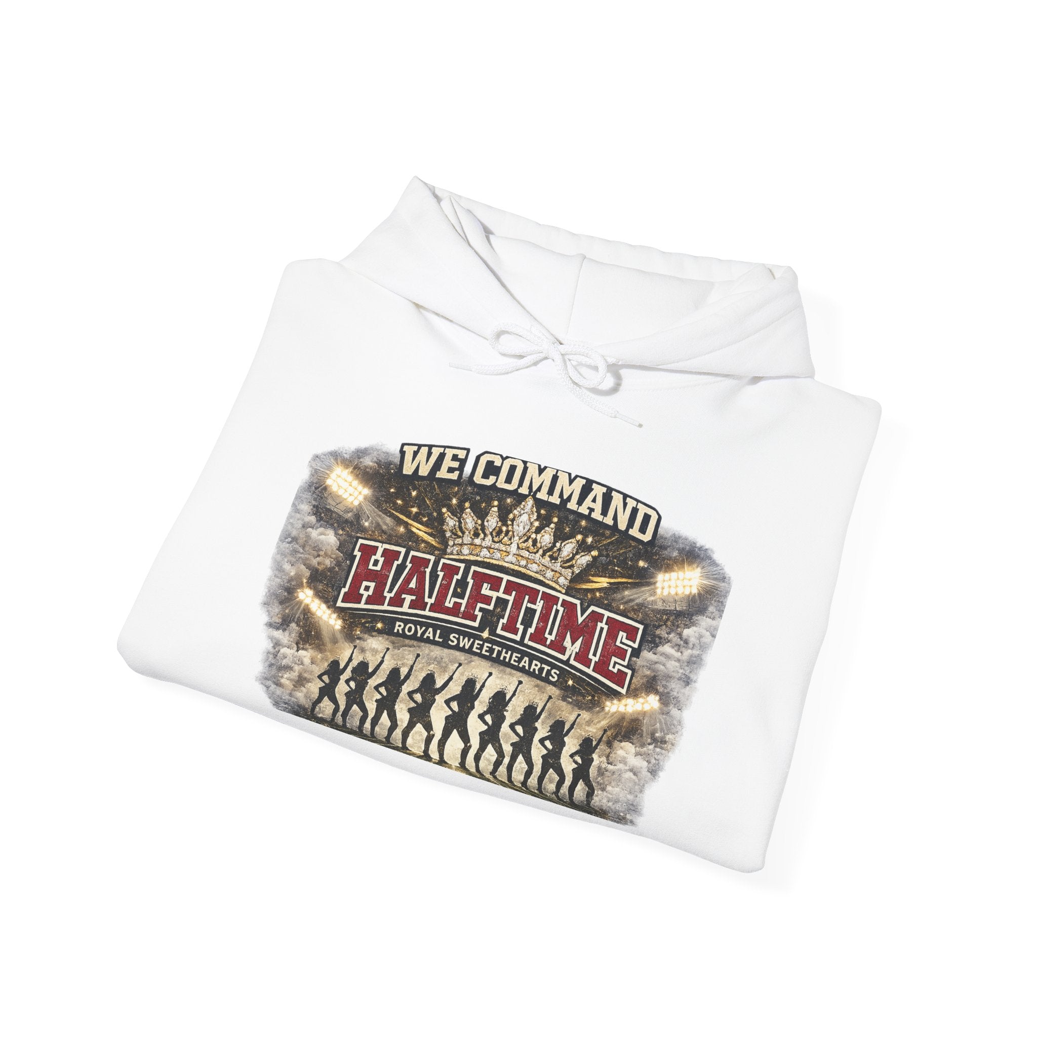 Halftime Command Hoodie — "We Command Halftime" Football Fan Pullover