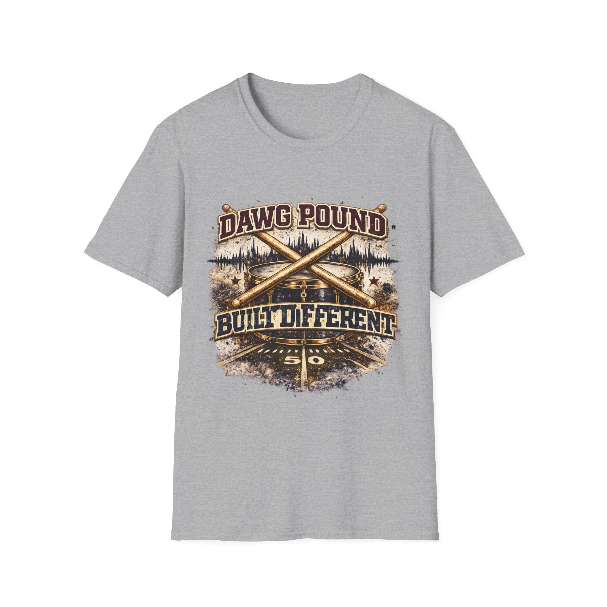 Dawg Pound Vintage Baseball T-Shirt — Built Different Graphic Tee